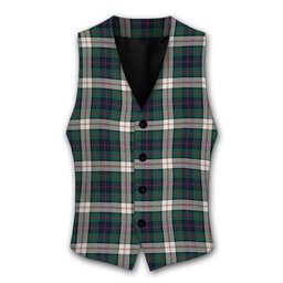 ScotsTee Shop Scottish Blair Dress Modern Tartan Waistcoat Sleeveless Suit Vest