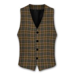 ScotsTee Shop Scottish Bruce of Kinnaird (Vivienne Westwood Design) Tartan Waistcoat Sleeveless Suit Vest