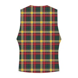 ScotsTee Shop Scottish Buchanan Tartan Waistcoat Sleeveless Suit Vest