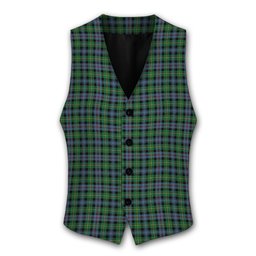 ScotsTee Shop Scottish Baillie of Lamington Modern Clan Tartan Waistcoat Sleeveless Suit Vest