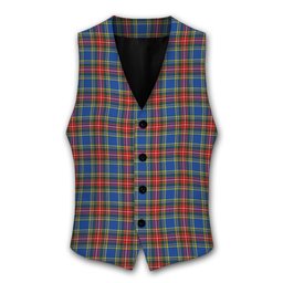 ScotsTee Shop Scottish Bethune Tartan Waistcoat Sleeveless Suit Vest