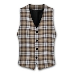 ScotsTee Shop Scottish Baillie Dress Modern Clan Tartan Waistcoat Sleeveless Suit Vest