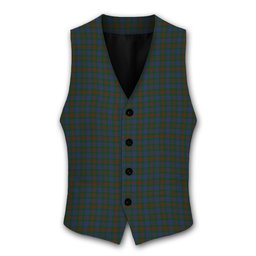 ScotsTee Shop Scottish Buchanan Hunting Tartan Waistcoat Sleeveless Suit Vest