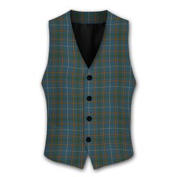 ScotsTee Shop Scottish Bain SC Tartan Waistcoat Sleeveless Suit Vest