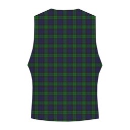 ScotsTee Shop Scottish Black Watch Tartan Waistcoat Sleeveless Suit Vest