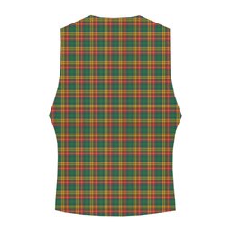 ScotsTee Shop Scottish Buchanan Ancient Clan Tartan Waistcoat Sleeveless Suit Vest