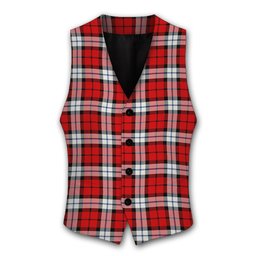 ScotsTee Shop Scottish Brodie Dress Modern Tartan Waistcoat Sleeveless Suit Vest