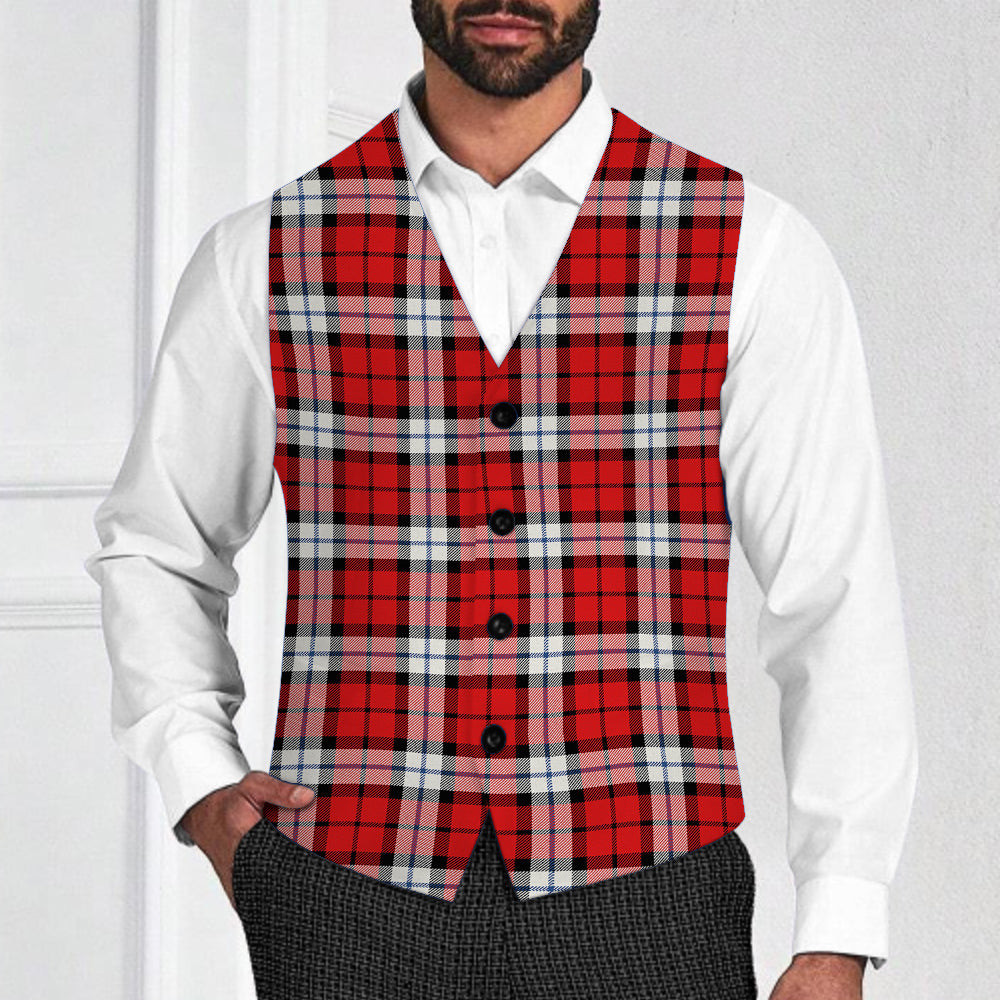 ScotsTee Shop Scottish Brodie Dress Modern Tartan Waistcoat Sleeveless Suit Vest