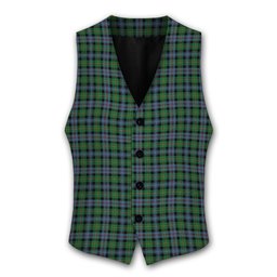 ScotsTee Shop Scottish Baillie of Lamington Ancient Clan Tartan Waistcoat Sleeveless Suit Vest