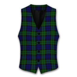 ScotsTee Shop Scottish Bannatyne SC Tartan Waistcoat Sleeveless Suit Vest