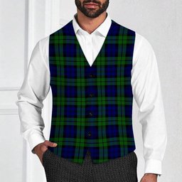 ScotsTee Shop Scottish Bannatyne SC Tartan Waistcoat Sleeveless Suit Vest