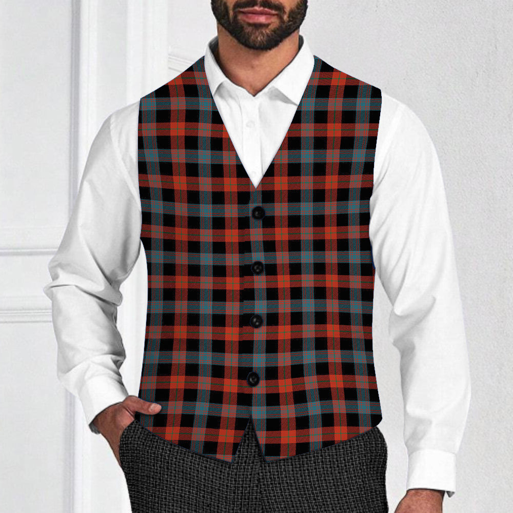 ScotsTee Shop Scottish Brown Ancient Tartan Waistcoat Sleeveless Suit Vest