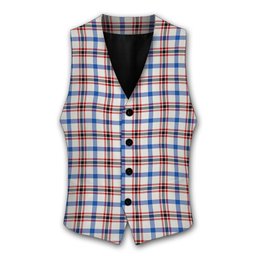 ScotsTee Shop Scottish Boswell Dress Modern Tartan Waistcoat Sleeveless Suit Vest