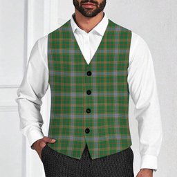 ScotsTee Shop Scottish Balfour Hunting Ancient Tartan Waistcoat Sleeveless Suit Vest