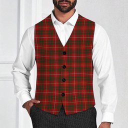 ScotsTee Shop Scottish Bruce Tartan Waistcoat Sleeveless Suit Vest