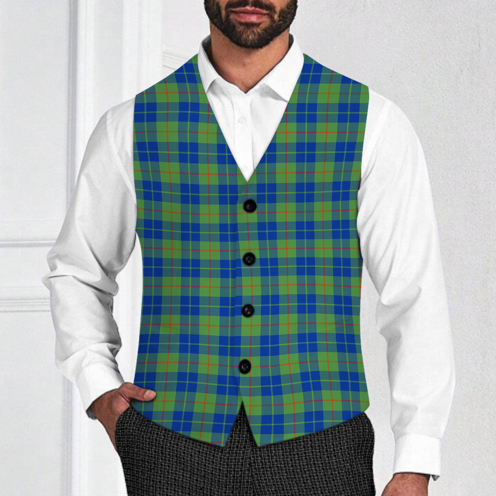 ScotsTee Shop Scottish Barclay Hunting Ancient Tartan Waistcoat Sleeveless Suit Vest