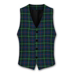 ScotsTee Shop Scottish Bannatyne Tartan Waistcoat Sleeveless Suit Vest