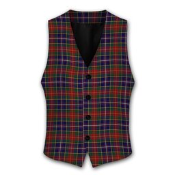ScotsTee Shop Scottish Crosser Tartan Waistcoat Sleeveless Suit Vest