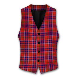 ScotsTee Shop Scottish Cameron of Lochiel Modern Tartan Waistcoat Sleeveless Suit Vest