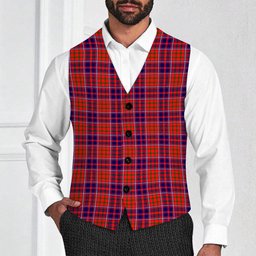 ScotsTee Shop Scottish Cameron of Lochiel Modern Tartan Waistcoat Sleeveless Suit Vest