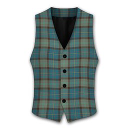 ScotsTee Shop Scottish Cochrane Hunting Ancient Tartan Waistcoat Sleeveless Suit Vest