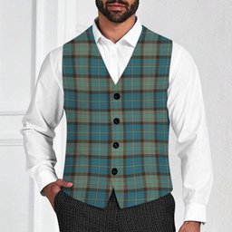 ScotsTee Shop Scottish Cochrane Hunting Ancient Tartan Waistcoat Sleeveless Suit Vest