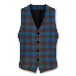 ScotsTee Shop Scottish Cameron Hunting Tartan Waistcoat Sleeveless Suit Vest