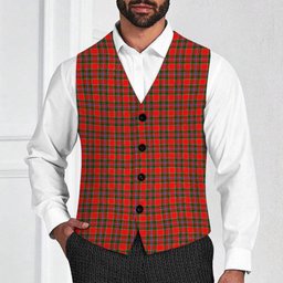 ScotsTee Shop Scottish Butter Tartan Waistcoat Sleeveless Suit Vest