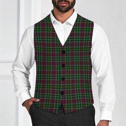 ScotsTee Shop Scottish Crosbie Tartan Waistcoat Sleeveless Suit Vest
