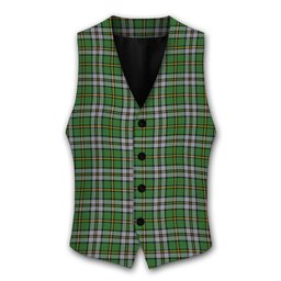 ScotsTee Shop Scottish Cape Breton Provincial Ancient Tartan Waistcoat Sleeveless Suit Vest