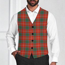 ScotsTee Shop Scottish Chisholm of Strathglass Ancient Tartan Waistcoat Sleeveless Suit Vest