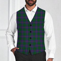ScotsTee Shop Scottish Carmichael Tartan Waistcoat Sleeveless Suit Vest