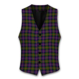 ScotsTee Shop Scottish Chalmers Tartan Waistcoat Sleeveless Suit Vest