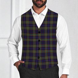 ScotsTee Shop Scottish Clelland SC Tartan Waistcoat Sleeveless Suit Vest