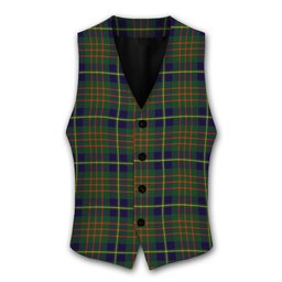 ScotsTee Shop Scottish Cameron of Lochiel Hunting Modern Tartan Waistcoat Sleeveless Suit Vest