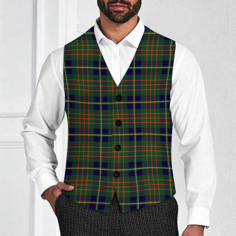 ScotsTee Shop Scottish Cameron of Lochiel Hunting Modern Tartan Waistcoat Sleeveless Suit Vest