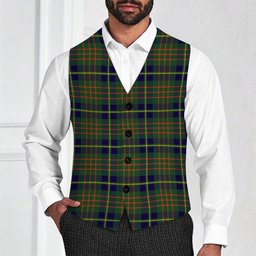 ScotsTee Shop Scottish Cameron of Lochiel Hunting Modern Tartan Waistcoat Sleeveless Suit Vest