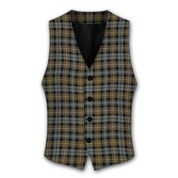 ScotsTee Shop Scottish Campbell Argyll Weathered Tartan Waistcoat Sleeveless Suit Vest