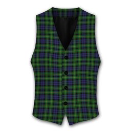 ScotsTee Shop Scottish Campbell of Breadalbane 2 Tartan Waistcoat Sleeveless Suit Vest