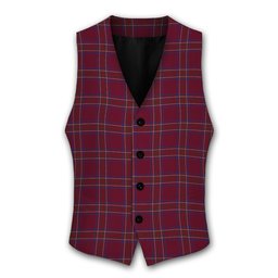 ScotsTee Shop Scottish Burnett of Leys Hunting Tartan Waistcoat Sleeveless Suit Vest