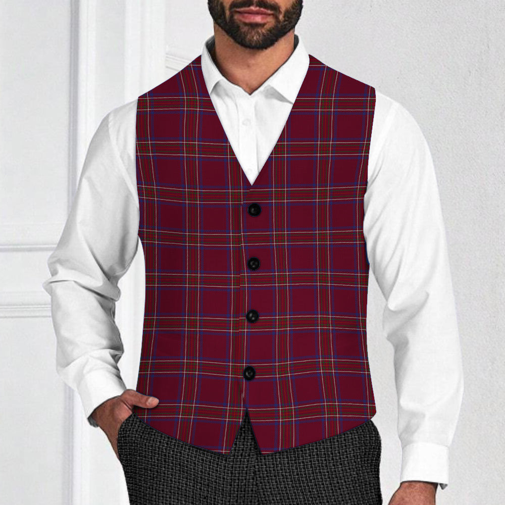 ScotsTee Shop Scottish Burnett of Leys Hunting Tartan Waistcoat Sleeveless Suit Vest