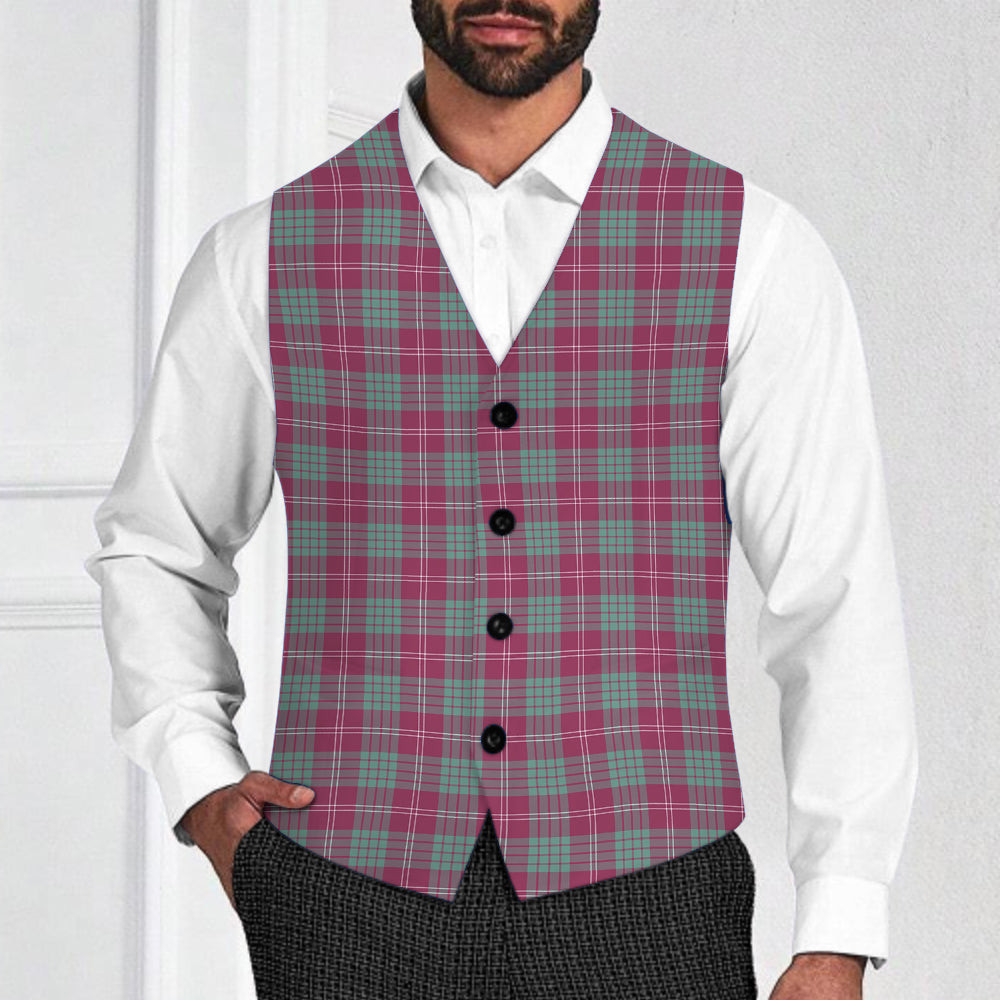 ScotsTee Shop Scottish Crawford Ancient Tartan Waistcoat Sleeveless Suit Vest