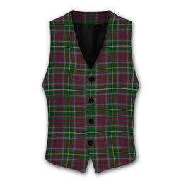 ScotsTee Shop Scottish Carruthers SC Tartan Waistcoat Sleeveless Suit Vest