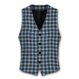 ScotsTee Shop Scottish Clarke Ancient Tartan Waistcoat Sleeveless Suit Vest