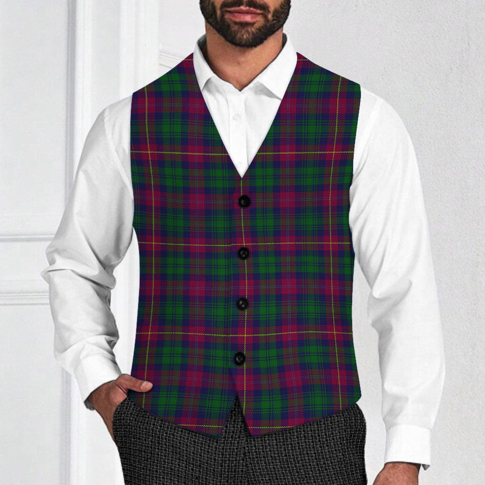 ScotsTee Shop Scottish Cairns of Finavon Tartan Waistcoat Sleeveless Suit Vest