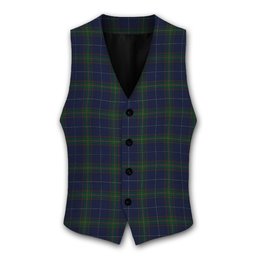 ScotsTee Shop Scottish Carruthers George Tartan Waistcoat Sleeveless Suit Vest