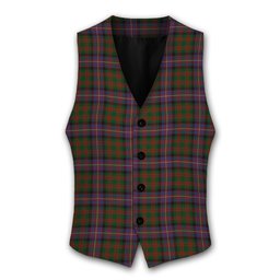 ScotsTee Shop Scottish Cochrane 1974 Tartan Waistcoat Sleeveless Suit Vest