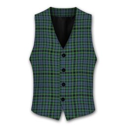 ScotsTee Shop Scottish Campbell of Argyll 1815 Ancient Tartan Waistcoat Sleeveless Suit Vest