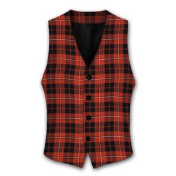 ScotsTee Shop Scottish Cunningham Ancient Tartan Waistcoat Sleeveless Suit Vest