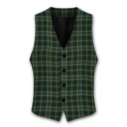 ScotsTee Shop Scottish Connell Hunting Tartan Waistcoat Sleeveless Suit Vest